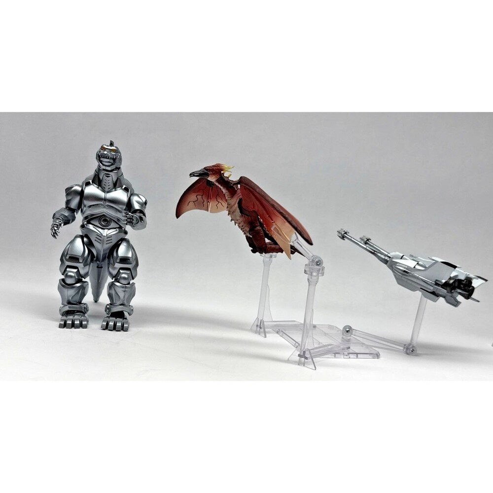 SH Monsterarts Mechagodzilla 1993 & Garuda & Fire Rodan Makuhari Decisive Battle
